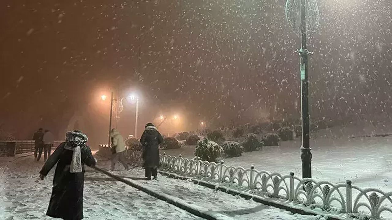 7 şehir için 14 Nisan salı kar uyarısı